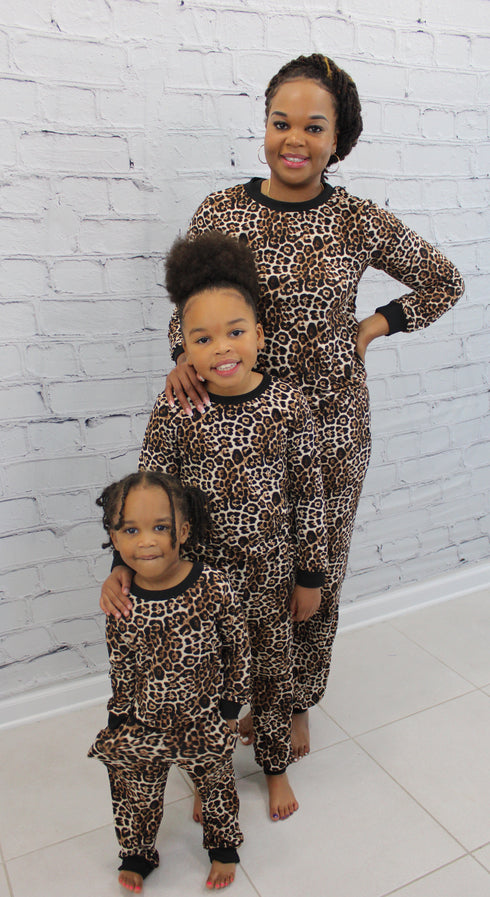 "Copy Cat" Mommy & Me leopard set